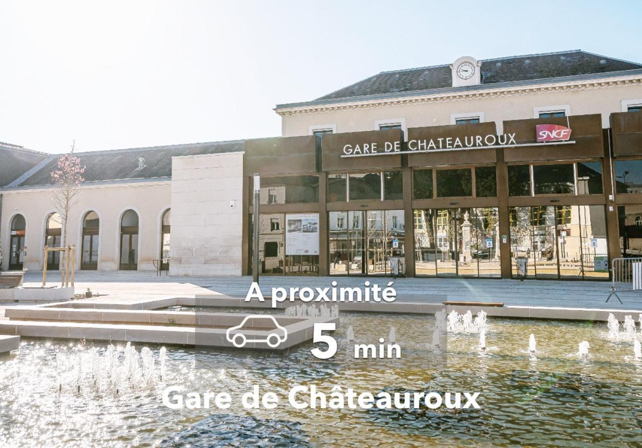 Апартаменты Le Haussmann ⸱ Stationnement Gratuit ⸱ Fibre Deols Экстерьер фото